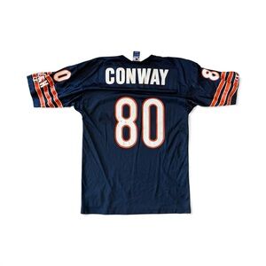 Vintage Champion Conway #80 Navy Athletic Jersey